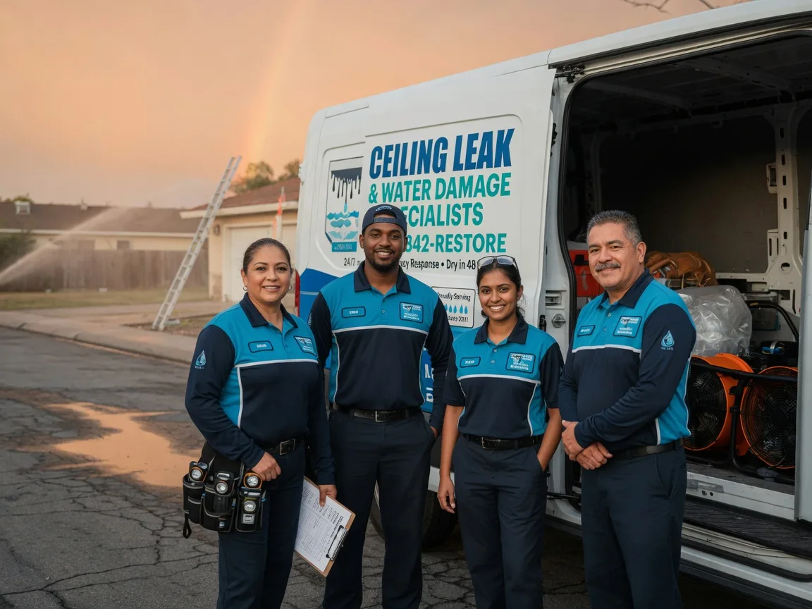 Ceiling Leak Cleanup company in Oakland, TX